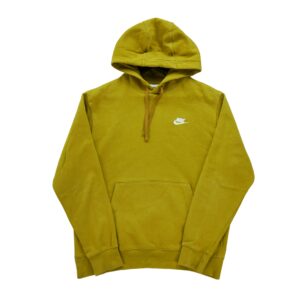 Sweat a capuche homme manches longues jaune Nike Col Rond