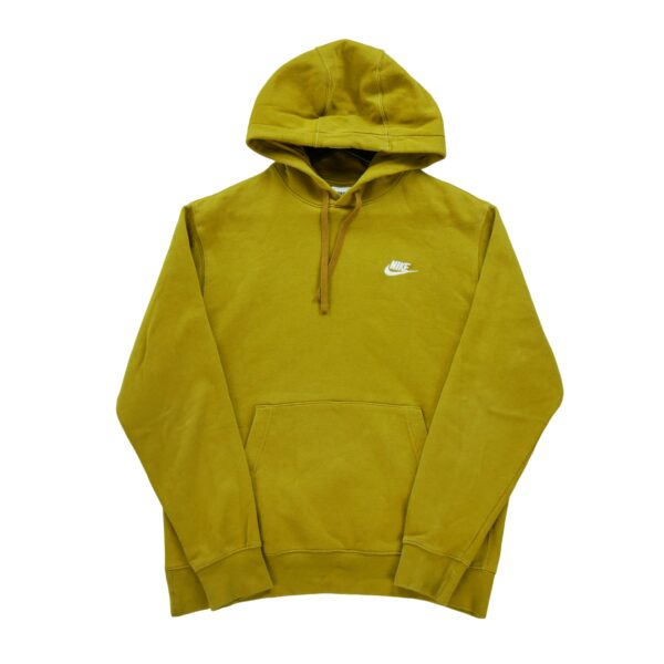 Sweat a capuche homme manches longues jaune Nike Col Rond