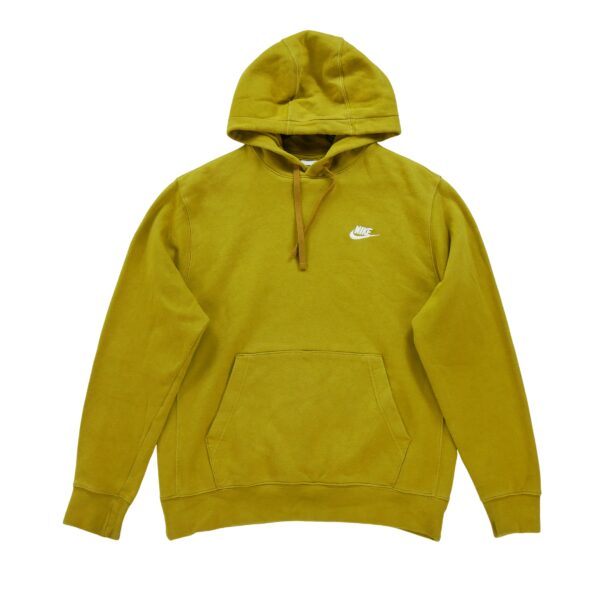 Sweat a capuche homme manches longues jaune Nike Col Rond