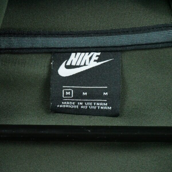 Sweat a capuche homme manches longues kaki Nike Col Montant