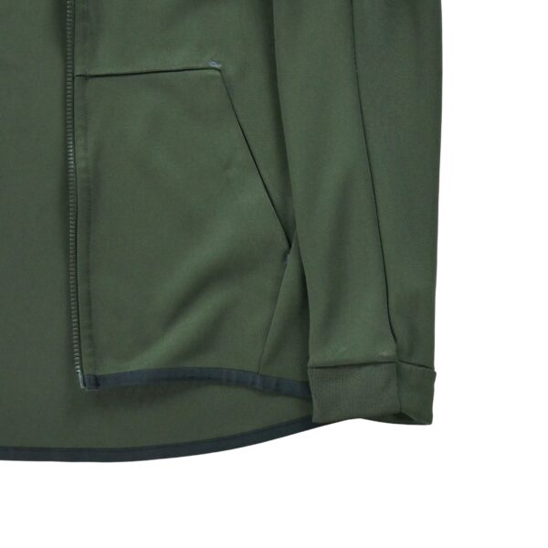 Sweat a capuche homme manches longues kaki Nike Col Montant