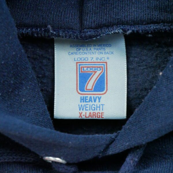 Sweat a capuche homme manches longues marine NFL Motif imprime Col Rond Equipe Denver Broncos