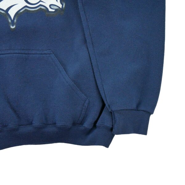 Sweat a capuche homme manches longues marine NFL Motif imprime Col Rond Equipe Denver Broncos