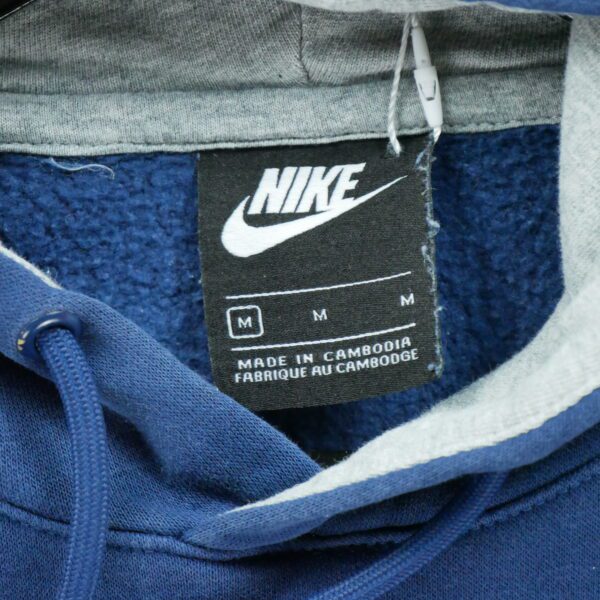 Sweat a capuche homme manches longues marine Nike Col Rond