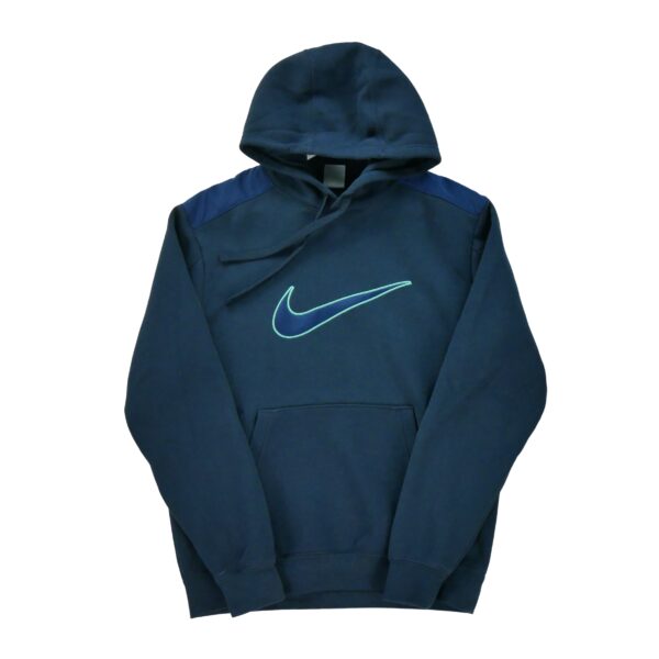 Sweat a capuche homme manches longues marine Nike Motif brode Col Rond