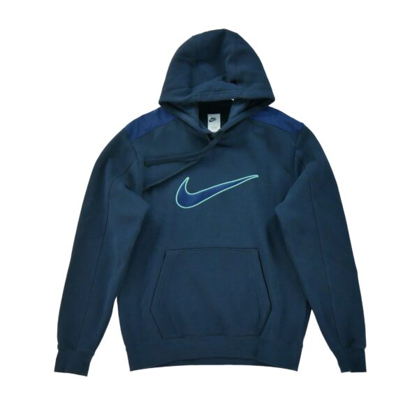 Sweat a capuche homme manches longues marine Nike Motif brode Col Rond