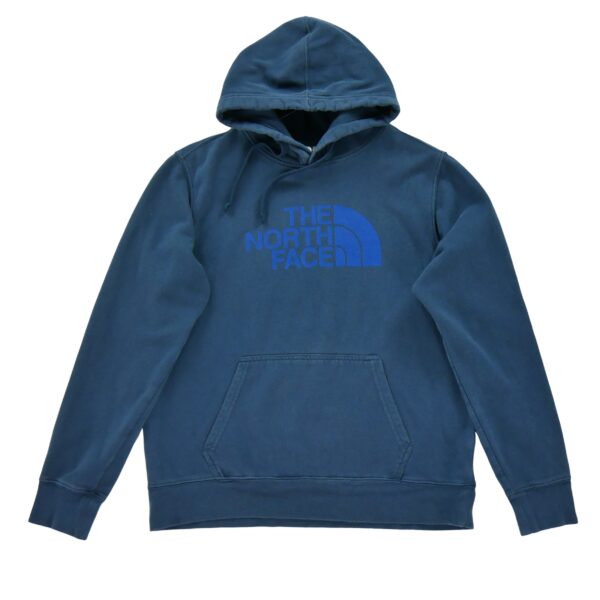 Sweat a capuche homme manches longues marine The North Face Motif imprime Col Rond