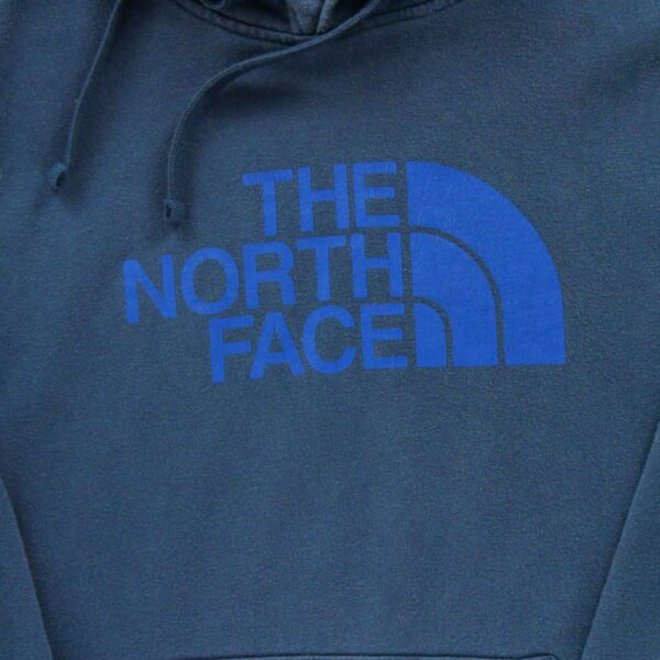 Sweat a capuche homme manches longues marine The North Face Motif imprime Col Rond