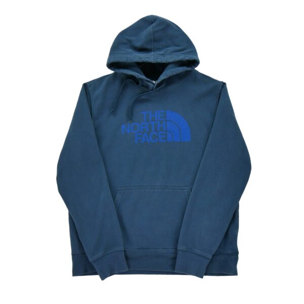 Sweat a capuche homme manches longues marine The North Face Motif imprime Col Rond