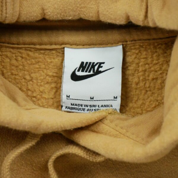 Sweat a capuche homme manches longues marron Nike Col Rond