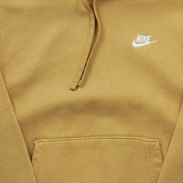 Sweat a capuche homme manches longues marron Nike Col Rond