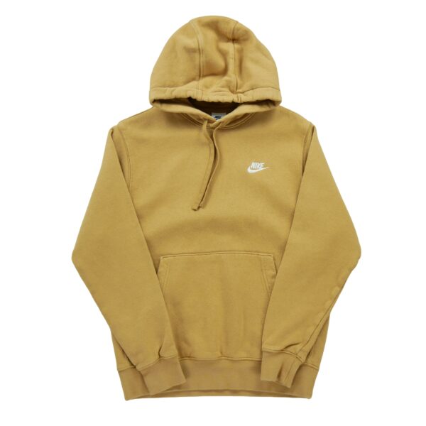 Sweat a capuche homme manches longues marron Nike Col Rond