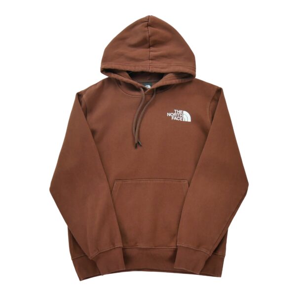 Sweat a capuche homme manches longues marron The North Face Col Rond