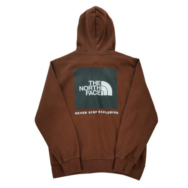 Sweat a capuche homme manches longues marron The North Face Col Rond