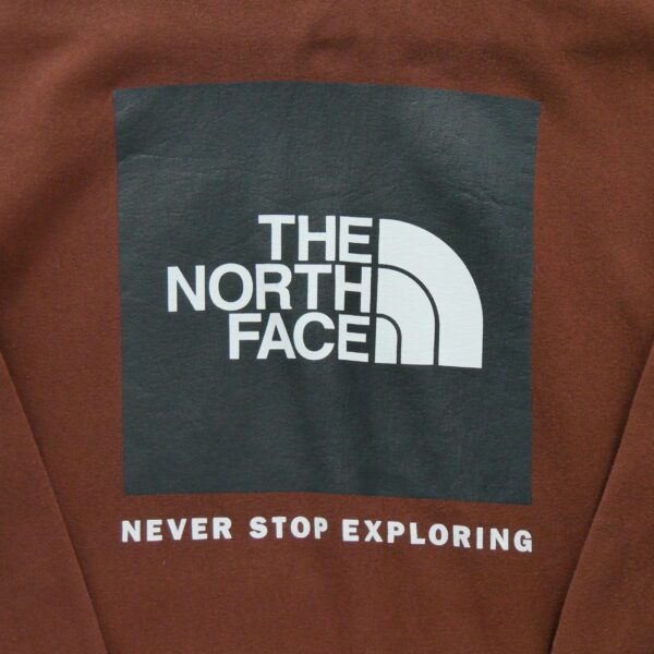 Sweat a capuche homme manches longues marron The North Face Col Rond