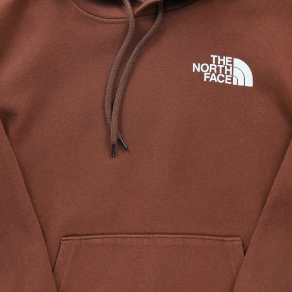 Sweat a capuche homme manches longues marron The North Face Col Rond