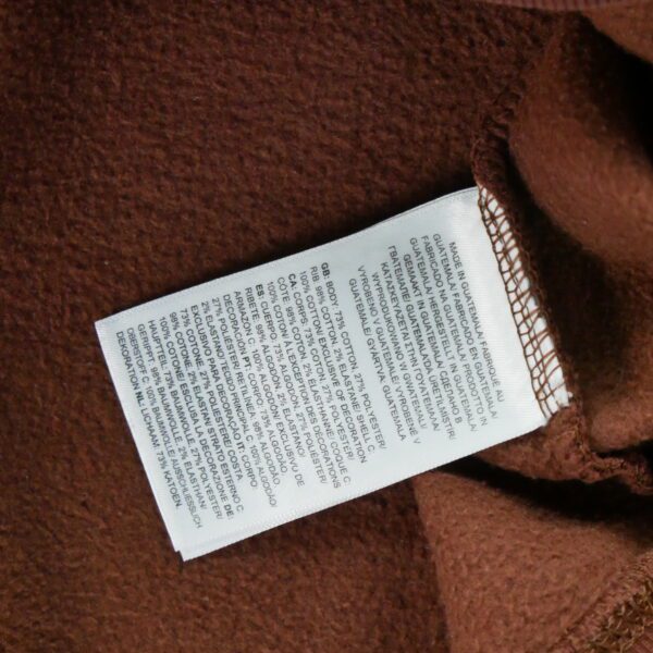 Sweat a capuche homme manches longues marron The North Face Col Rond