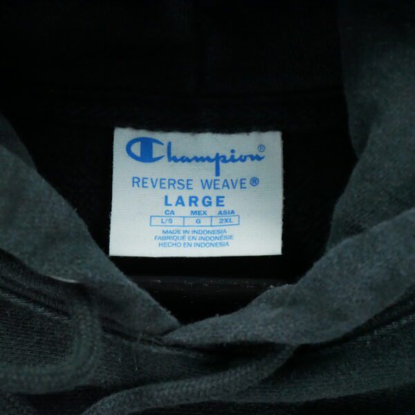 Sweat a capuche homme manches longues noir Champion Col Rond