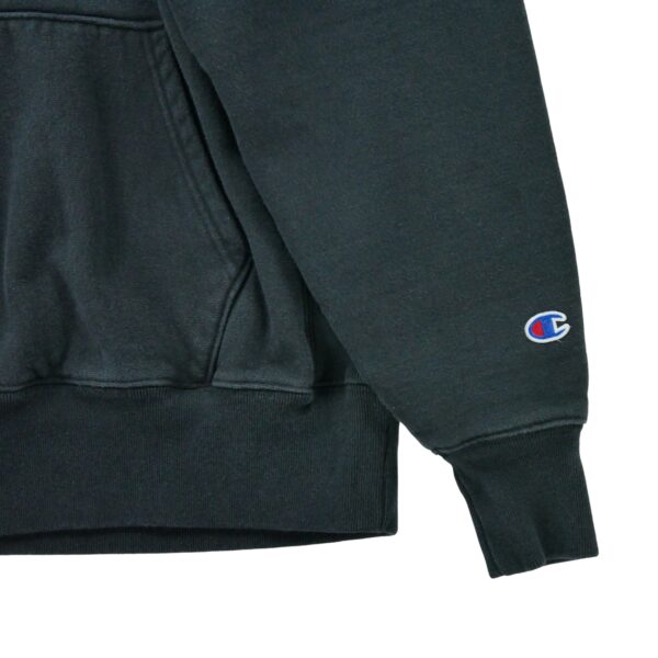 Sweat a capuche homme manches longues noir Champion Col Rond