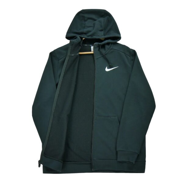 Sweat a capuche homme manches longues noir Nike Col Montant