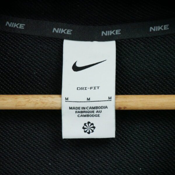 Sweat a capuche homme manches longues noir Nike Col Montant