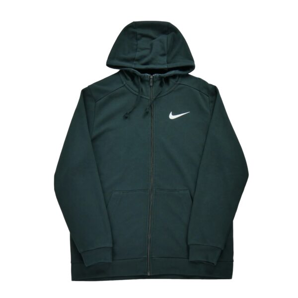 Sweat a capuche homme manches longues noir Nike Col Montant