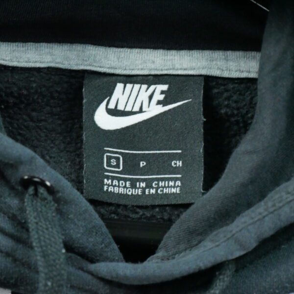 Sweat a capuche homme manches longues noir Nike Motif imprime Col Rond