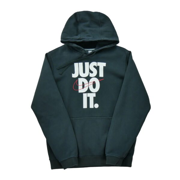 Sweat a capuche homme manches longues noir Nike Motif imprime Col Rond