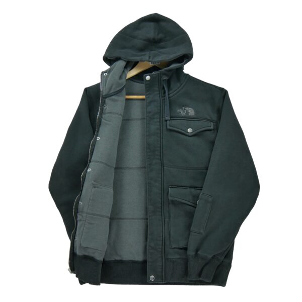 Sweat a capuche homme manches longues noir The North Face Col Montant