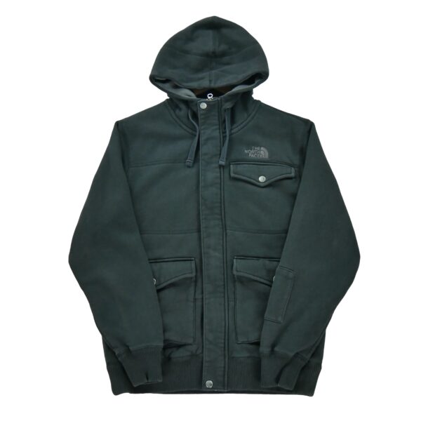 Sweat a capuche homme manches longues noir The North Face Col Montant