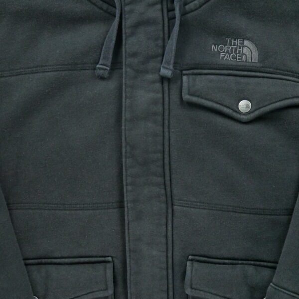 Sweat a capuche homme manches longues noir The North Face Col Montant