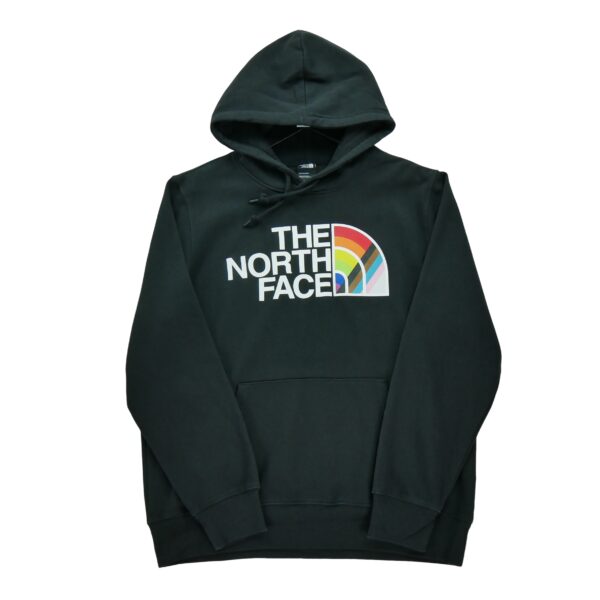 Sweat a capuche homme manches longues noir The North Face Motif imprime Col Rond