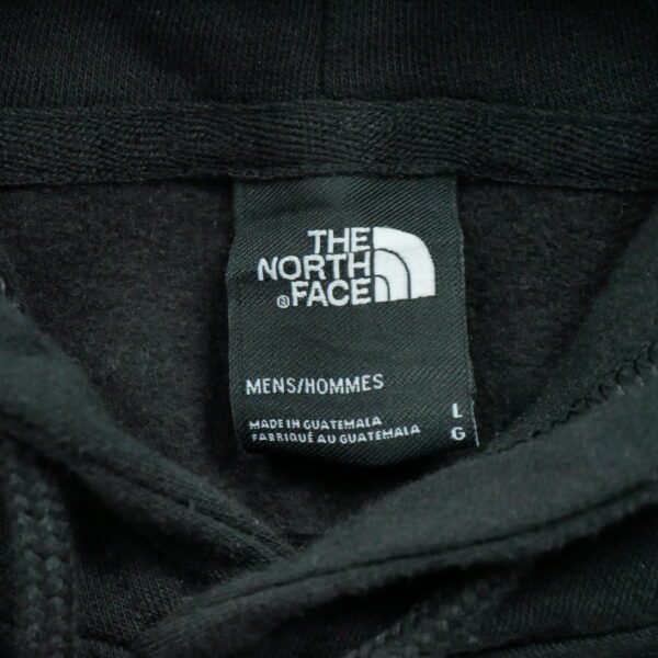 Sweat a capuche homme manches longues noir The North Face Motif imprime Col Rond