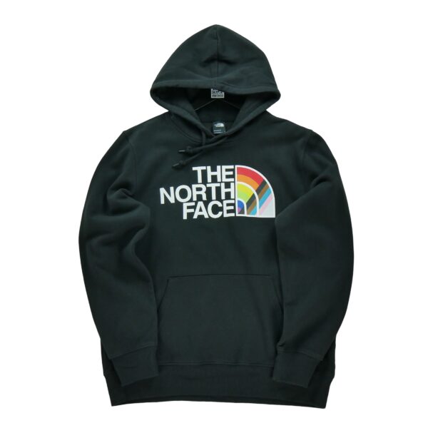 Sweat a capuche homme manches longues noir The North Face Motif imprime Col Rond