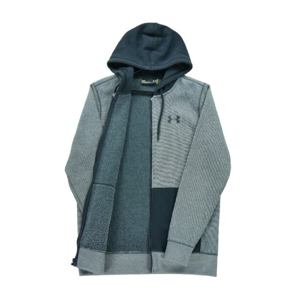 Sweat a capuche homme manches longues noir Under Armour Motif a rayures Col Rond