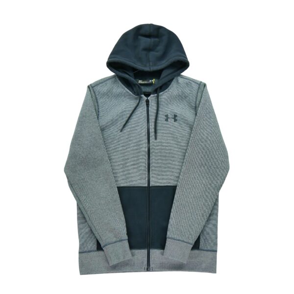 Sweat a capuche homme manches longues noir Under Armour Motif a rayures Col Rond
