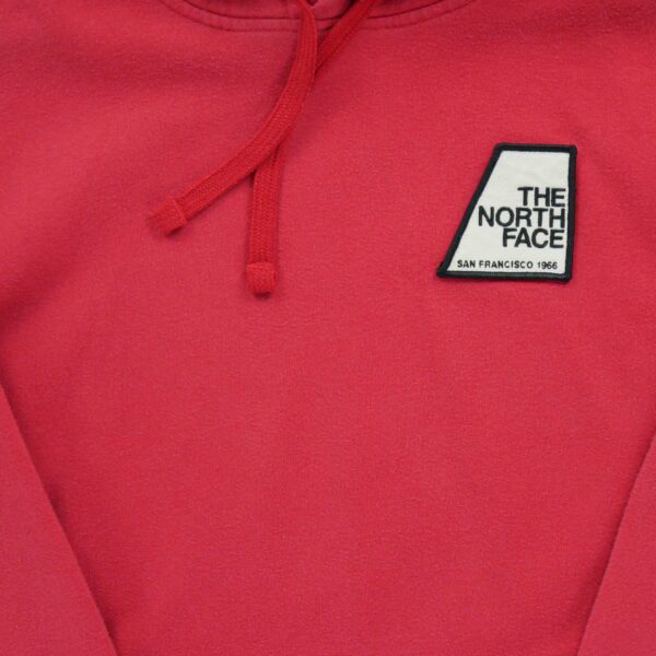 Sweat a capuche homme manches longues rouge The North Face Col Rond