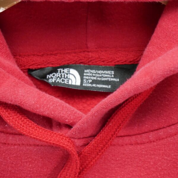 Sweat a capuche homme manches longues rouge The North Face Col Rond