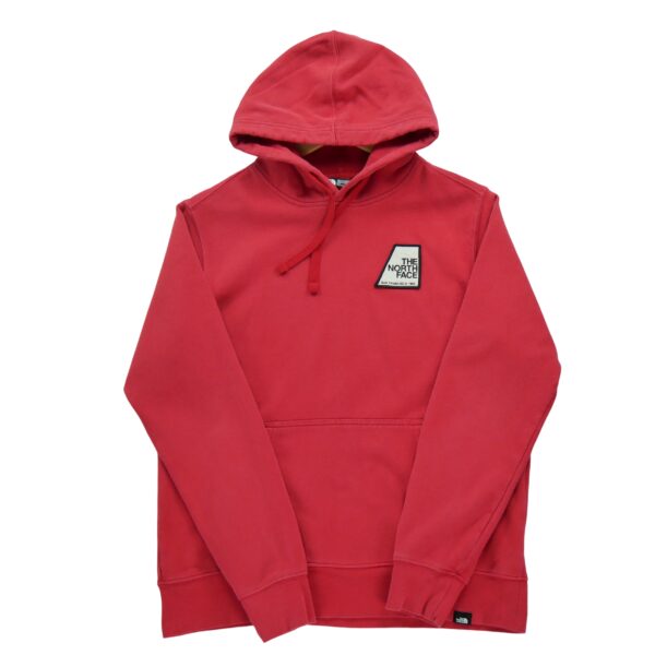 Sweat a capuche homme manches longues rouge The North Face Col Rond