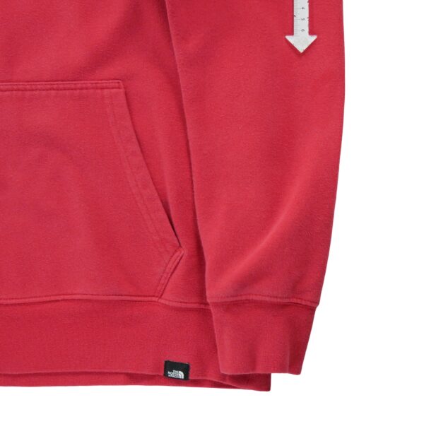 Sweat a capuche homme manches longues rouge The North Face Col Rond
