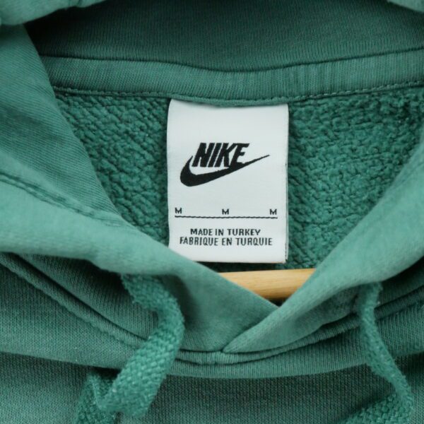 Sweat a capuche homme manches longues vert Nike Motif imprime Col Rond