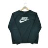Sweat enfant manches longues noir Nike Col Rond