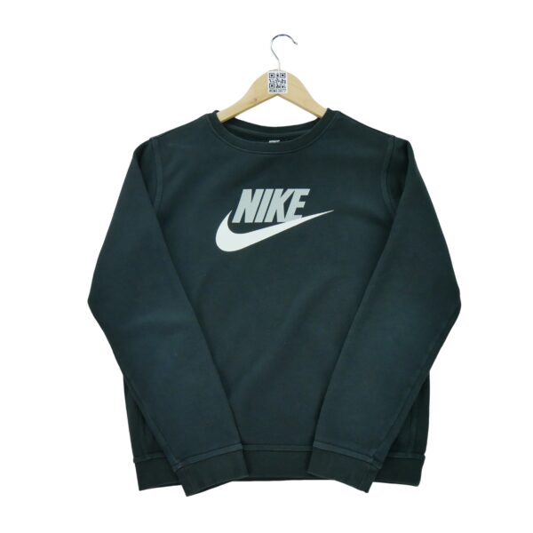 Sweat enfant manches longues noir Nike Col Rond