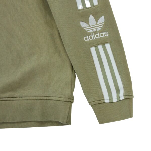 Sweat homme manches longues beige Adidas Col Rond