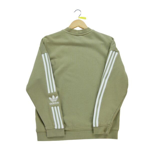 Sweat homme manches longues beige Adidas Col Rond