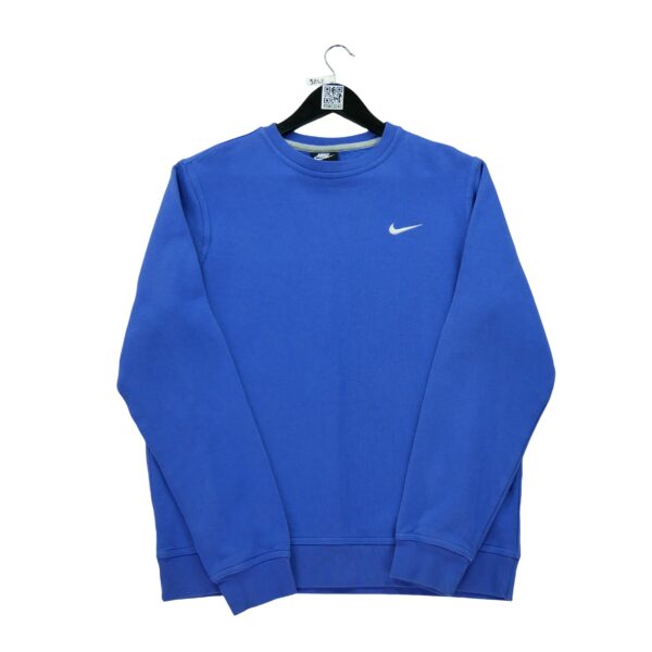 Sweat homme manches longues bleu Nike Col Rond