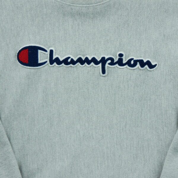 Sweat homme manches longues gris Champion Col Rond