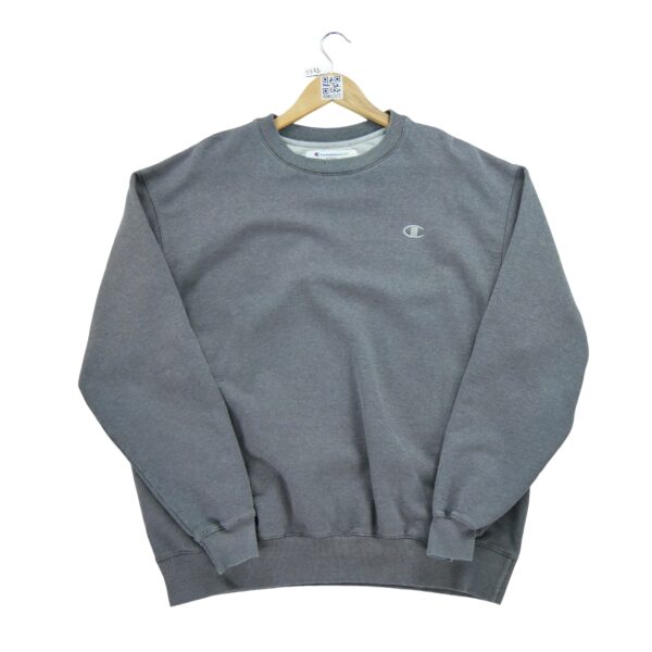 Sweat homme manches longues gris Champion Col Rond