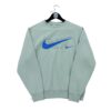 Sweat homme manches longues gris Nike Motif imprime Col Rond