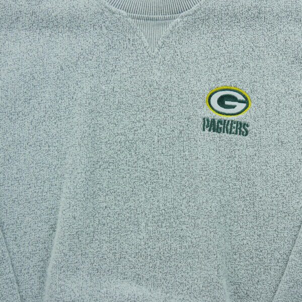 Sweat homme manches longues gris True Fan Motif chine Col Rond Equipe Green Bay Packers